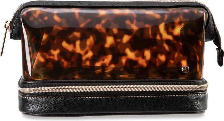 Tortoise shell makeup bag hotsell
