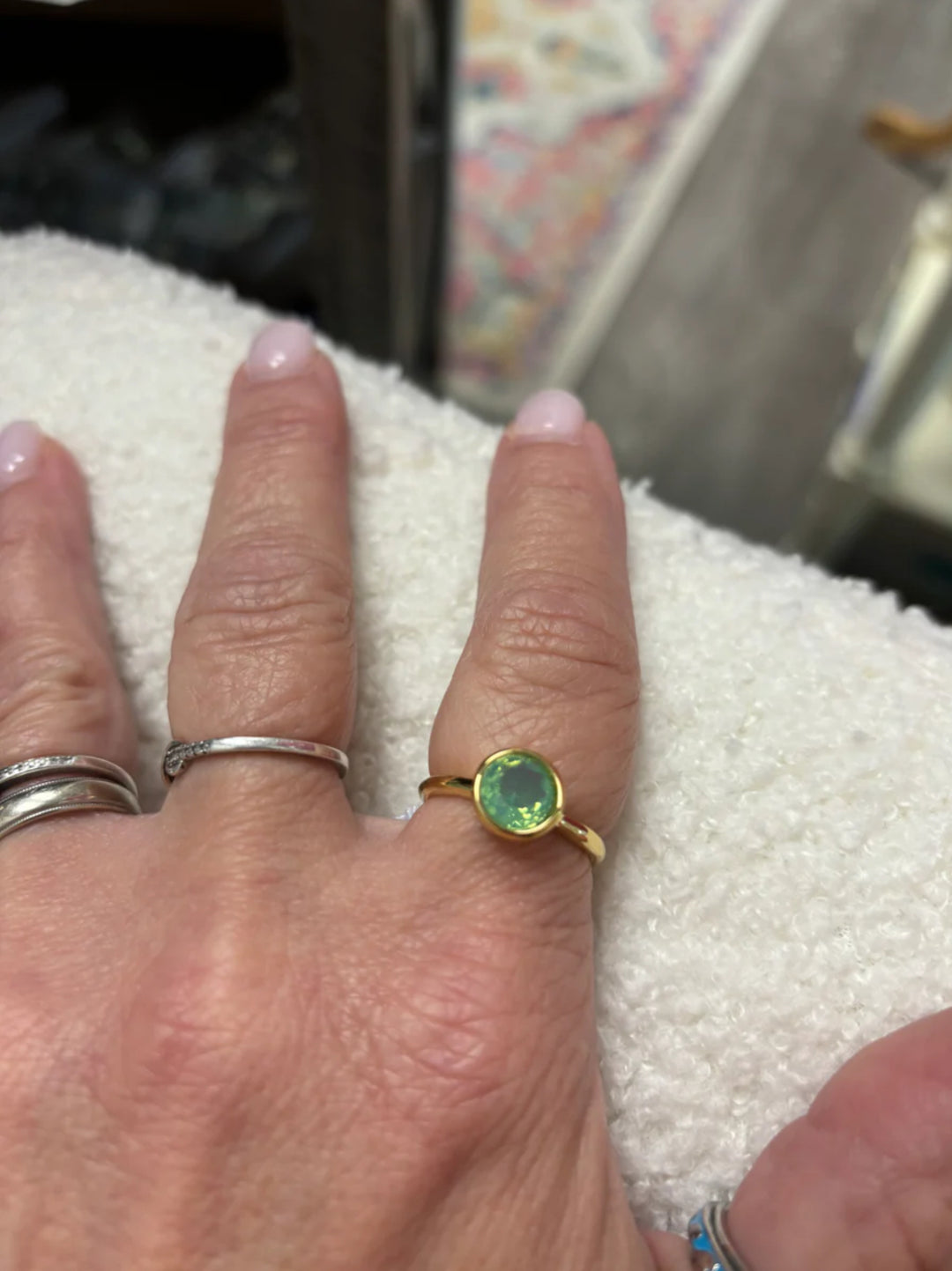 Spartina Lighthouse Sea Foam Ring