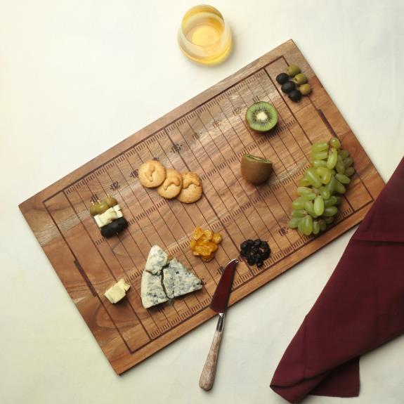Wood Football Cutting Board