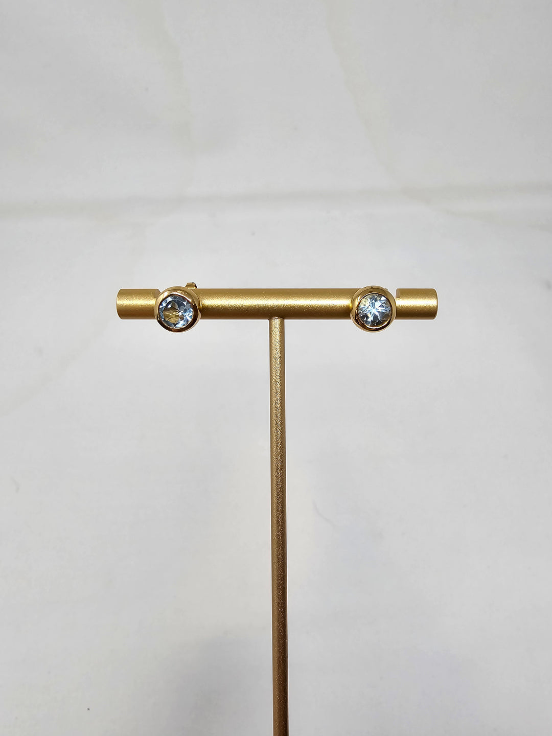 Dina Mackney Petite Earrings - Blue Topaz