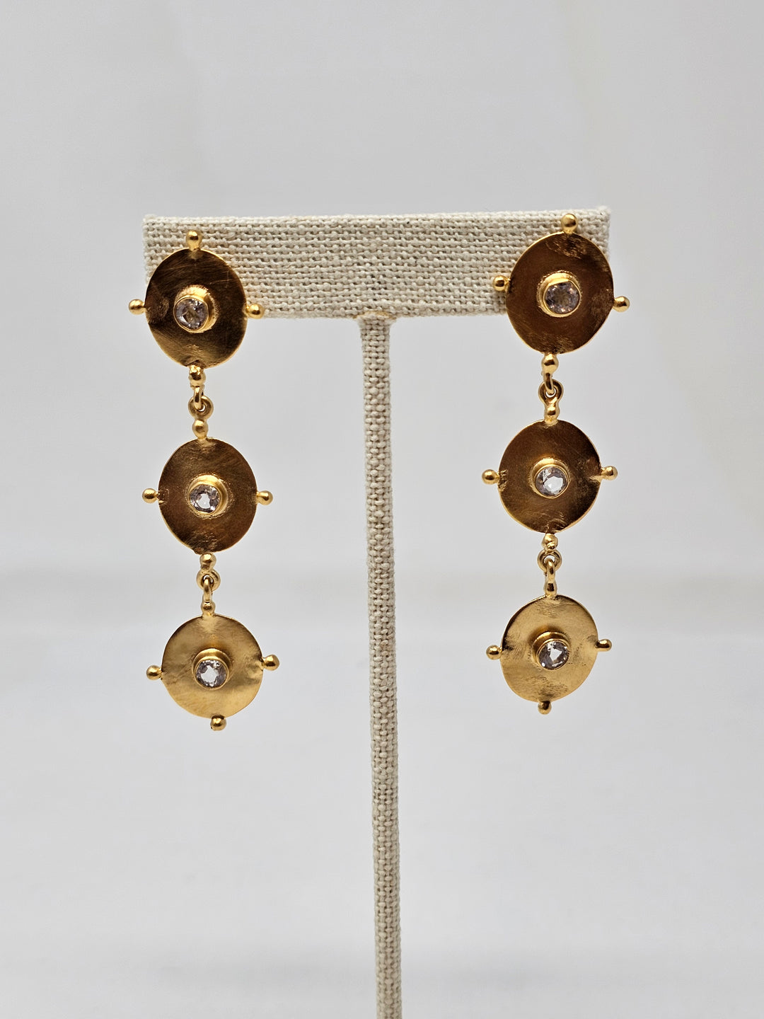 Dina Mackney Triple Coin Earrings