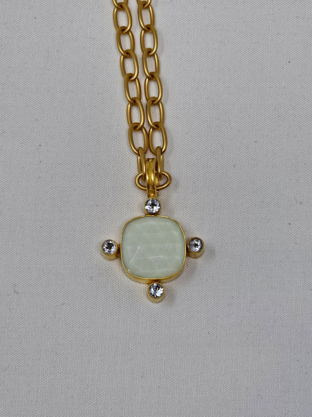 Dina Mackney Limoncello Mini Necklace with Quartz