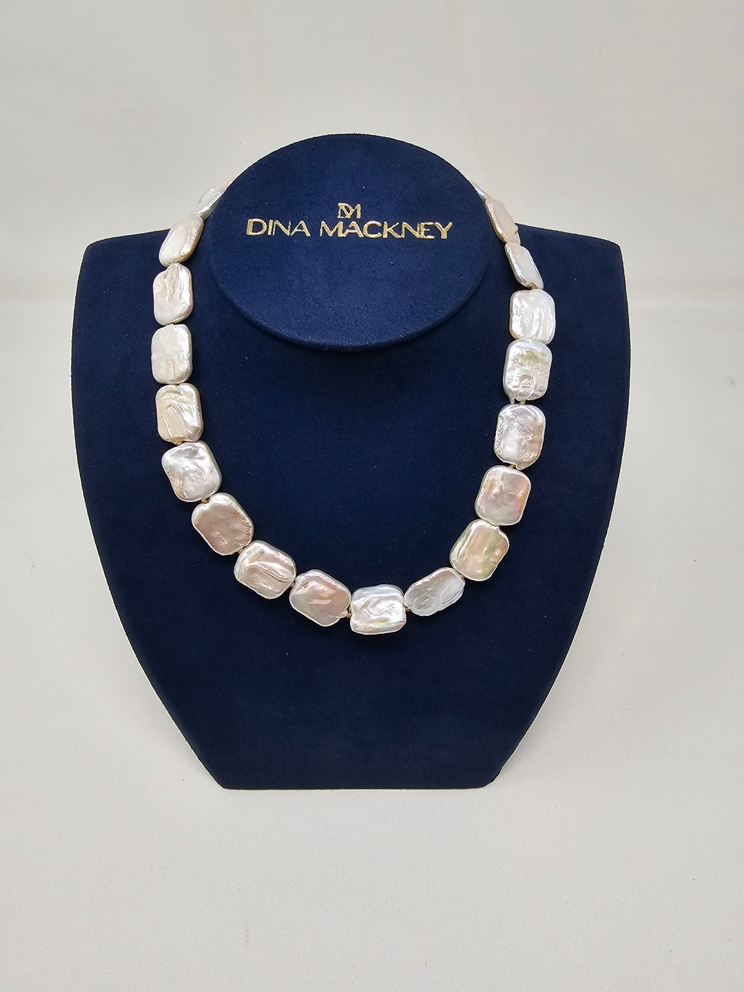 Dina Mackney Freshwater Pearl Flat Necklace