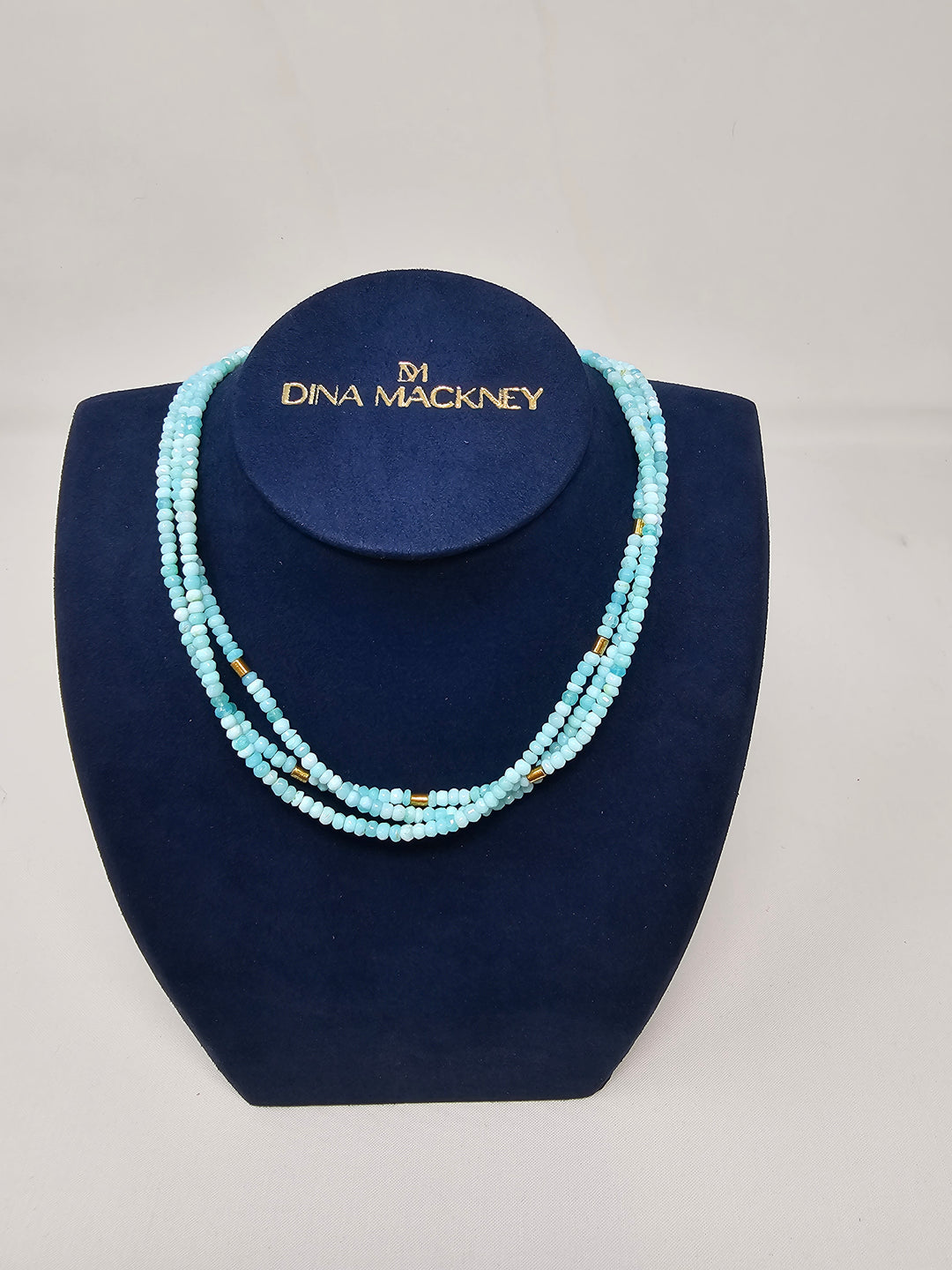 Dina Mackney Amazonite Triple Necklace