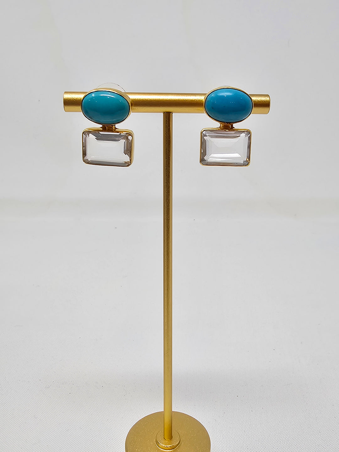Dina Mackney Turquoise Quartz Middie Earring