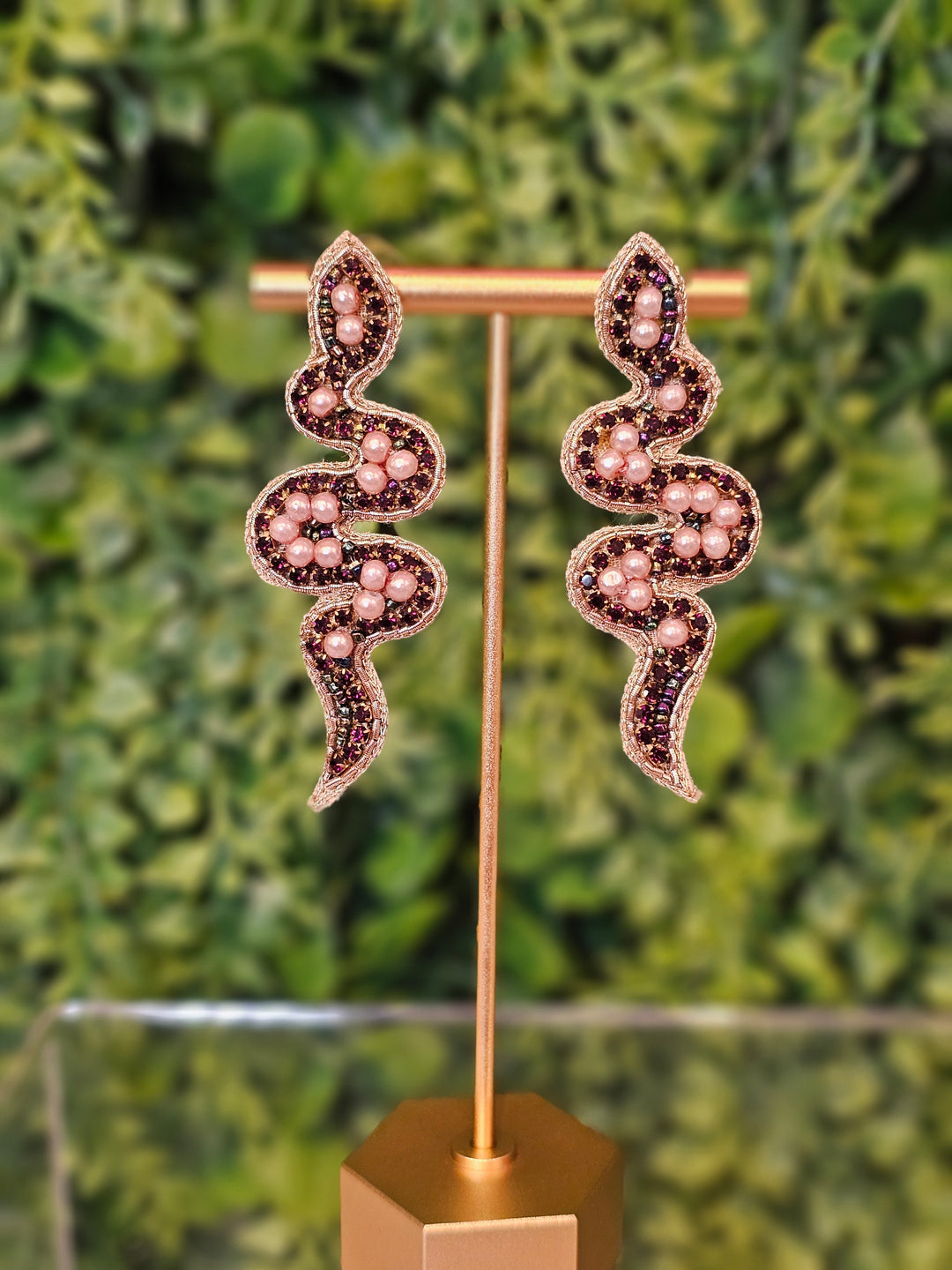 Allie Beads Snake Earrings