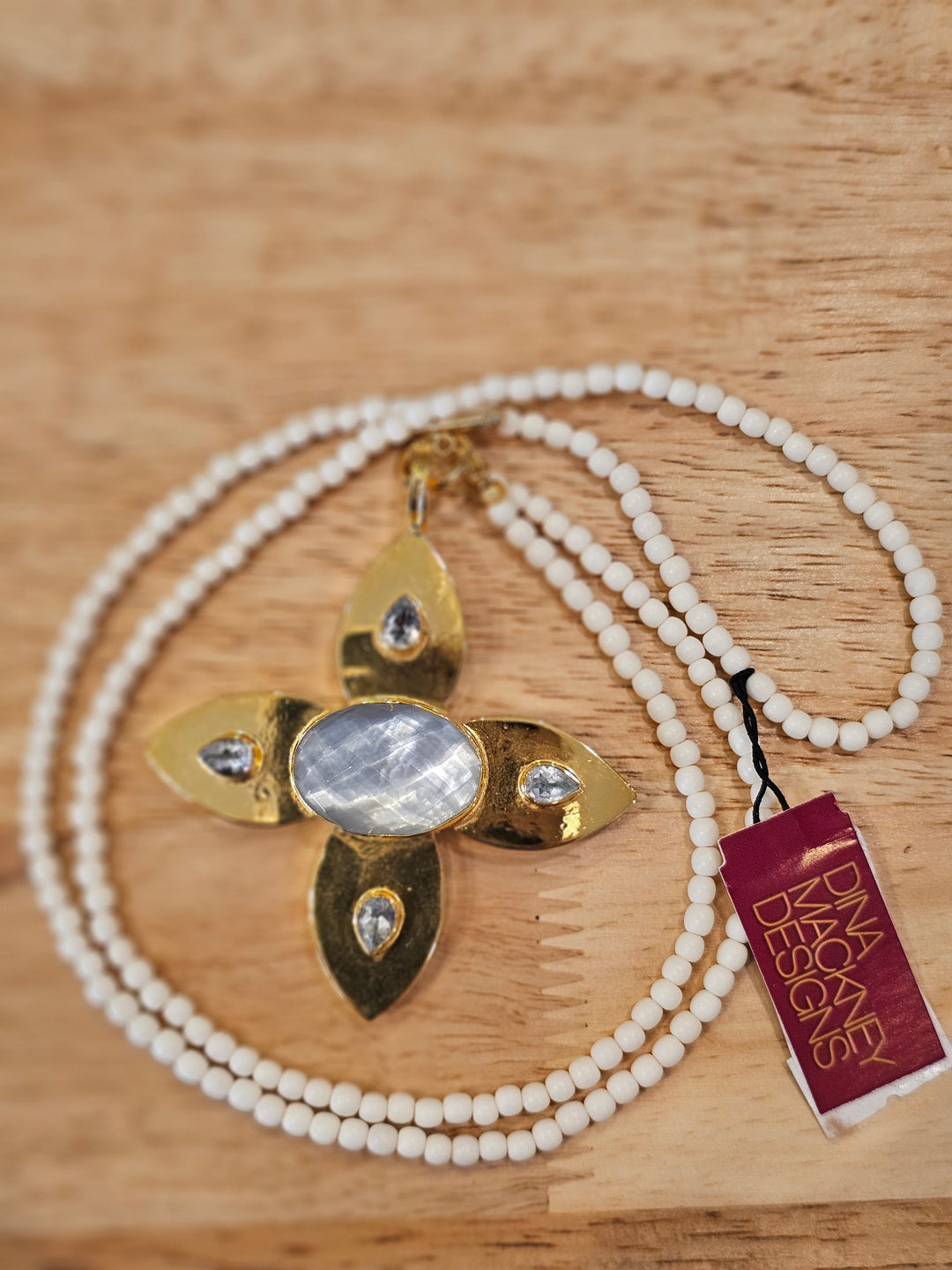 Dina Mackney Floral Pendant with Quartz