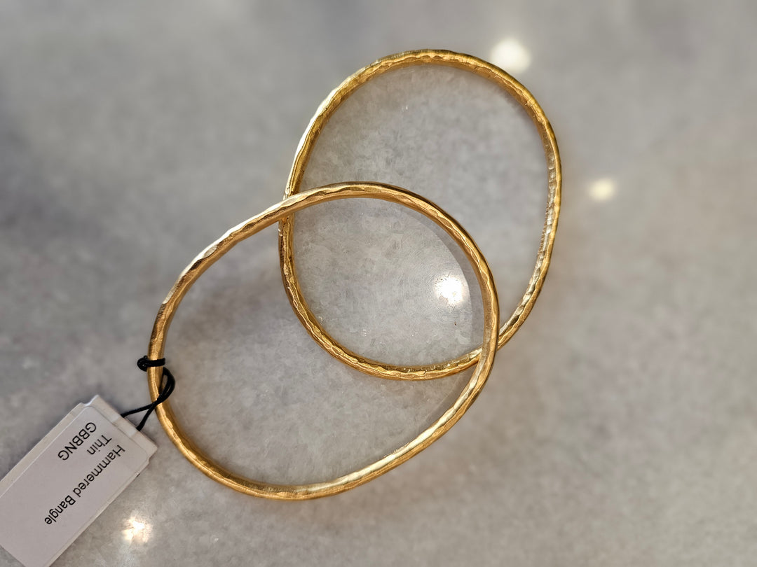 Dina Mackney Hammered Bangle Thin