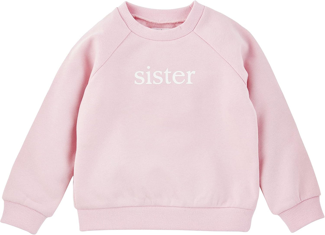 Mudpie Kids Pink Sister Crewneck