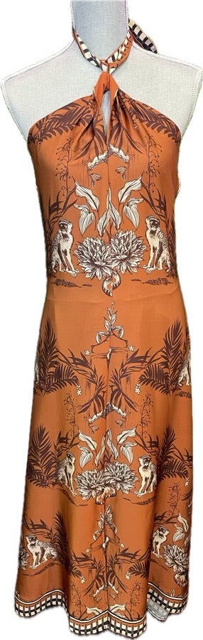 Tropical Escape Halter Dress