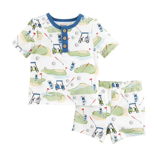 Mudpie Boys Golf Pajamas