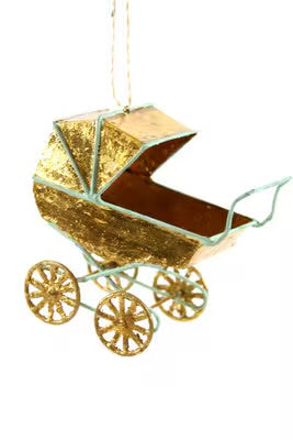 Cody Foster Baby Carriage Ornament