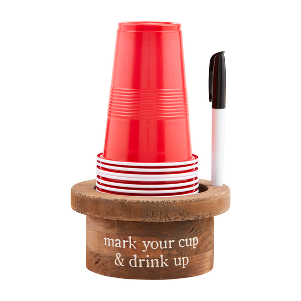 Mudpie Disposable Cup And Marker Set