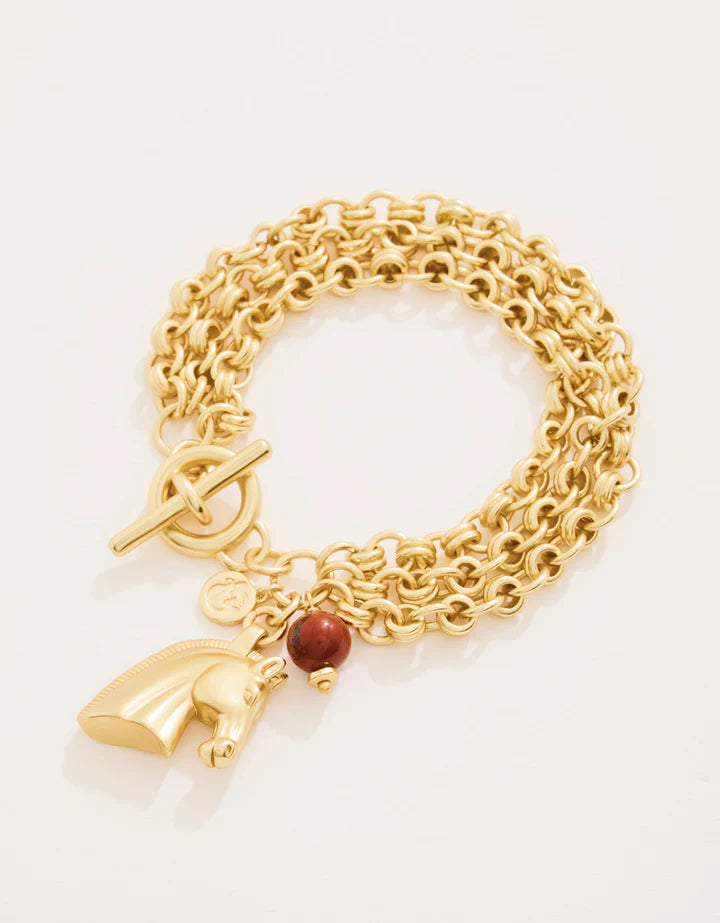 Spartina Trixie Gold Toggle Bracelet