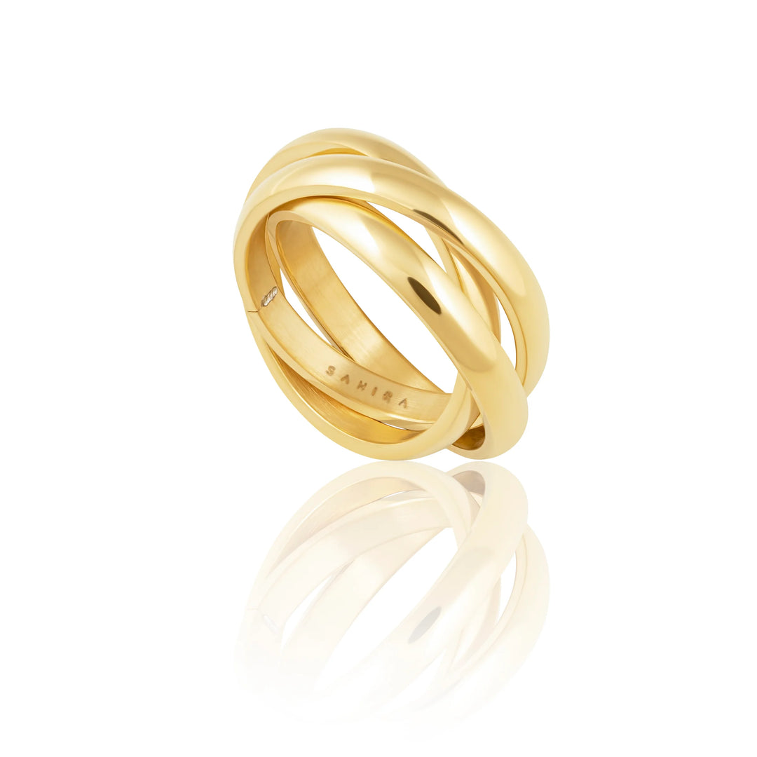 Sahira - Golden Girl Ring Set - Gold