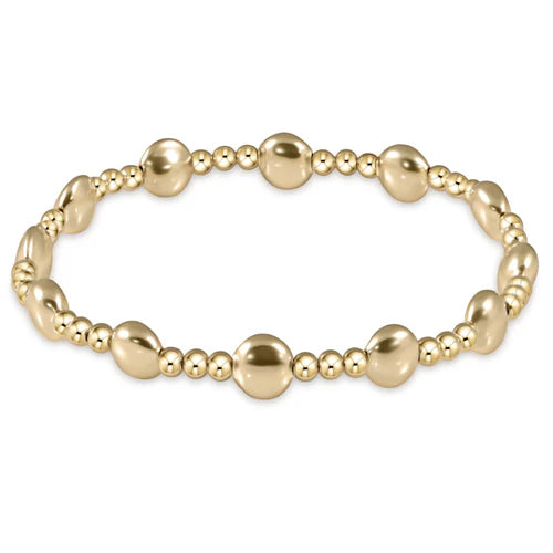Enewton Honesty Sincerity Gold Bead Bracelet 6MM