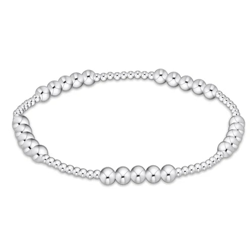 enewton blissful pattern 2mm bead bracelet 4mm sterling