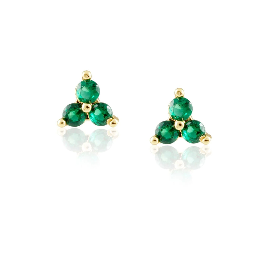Sahira - Kira Emerald Studs