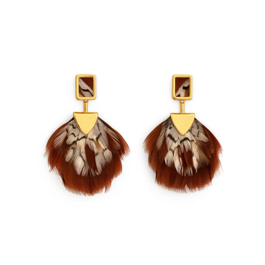 Brackish Penelope Bezel Drop Earring
