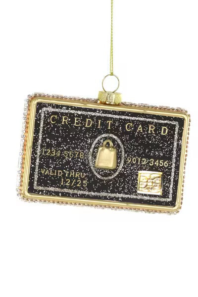 Cody Foster Black Credit Card Ornament