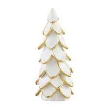 Mud Pie Medium Gold Ceramic Tree