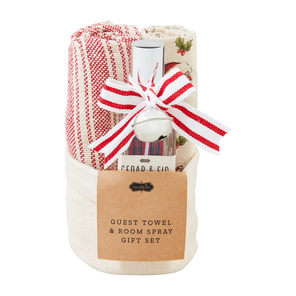 Mudpie Santa Room Spray Towel Set