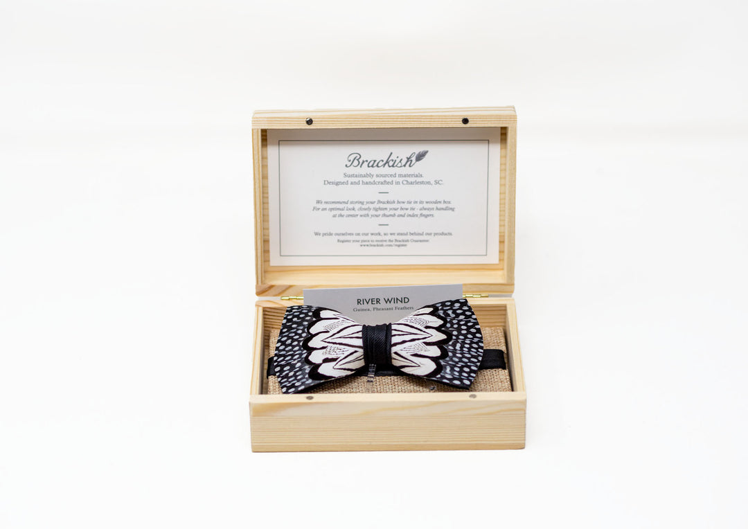 Brackish River Wind Bow Tie