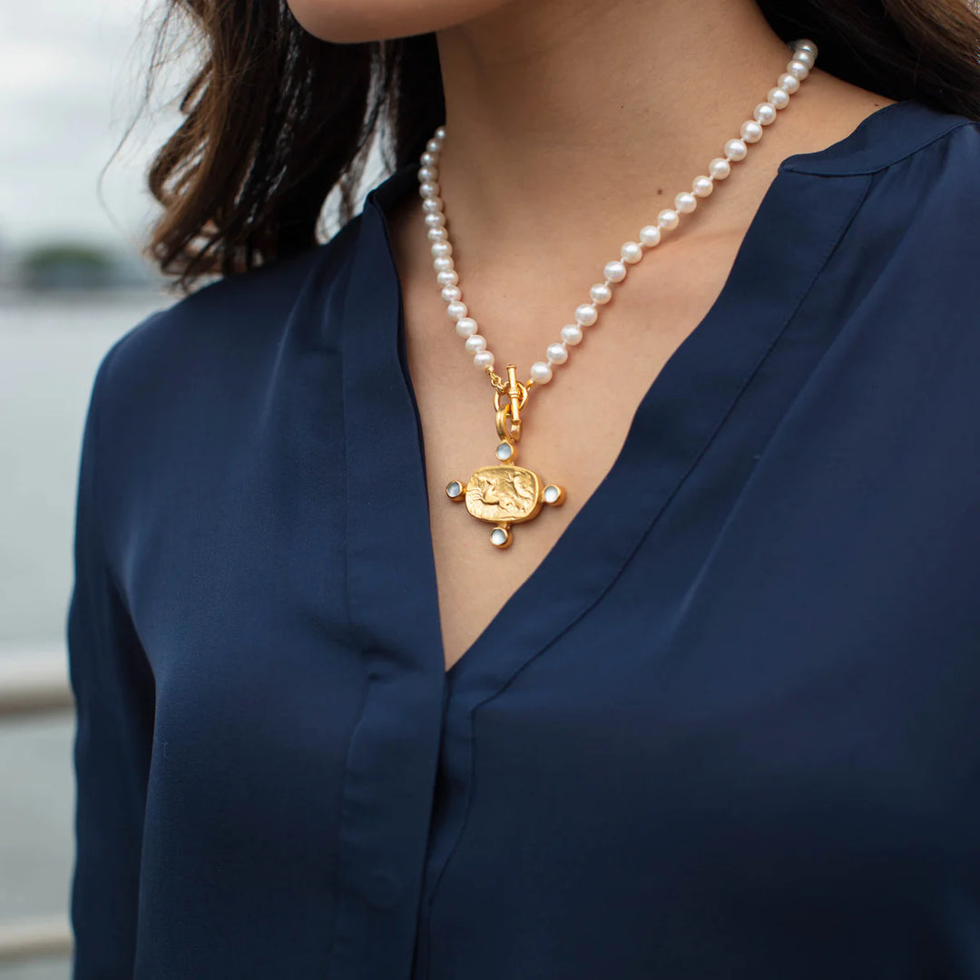 Dina Mackney Chariot Pearl Necklace