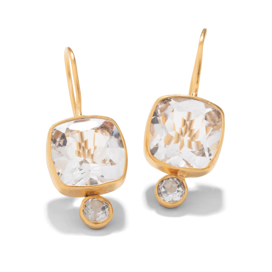 Dina Mackney Quartz & Topaz Middie Earring
