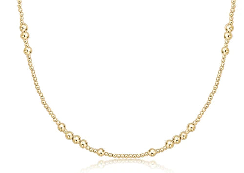 enewton 15" Hope Unwritten Gold Bead Choker