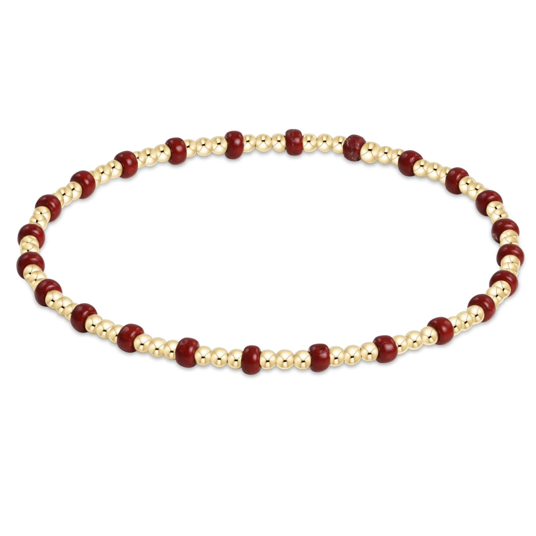 Enewton Extend Sincerity 3MM Gold Ruby