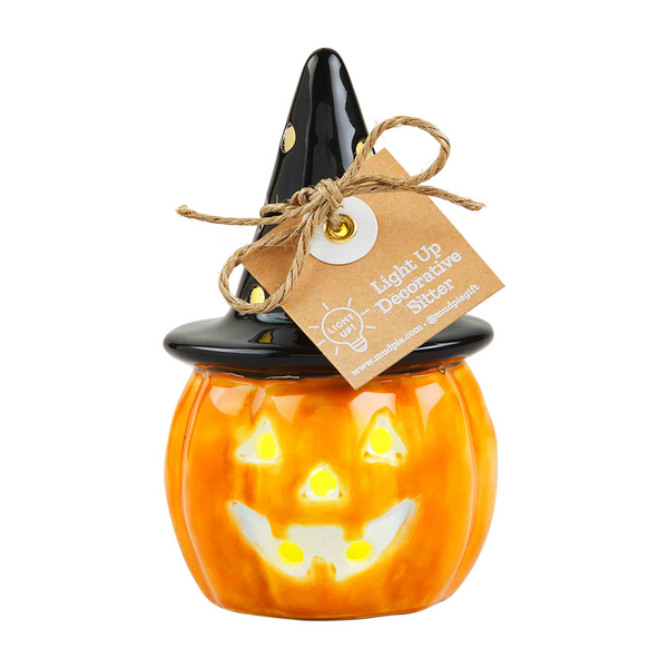 Mudpie Pumpkin Light Up Sitter