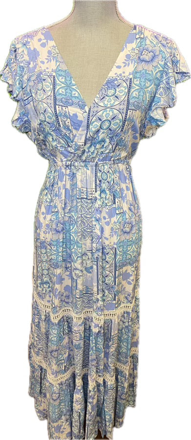 Ocean Blue Maxi Dress