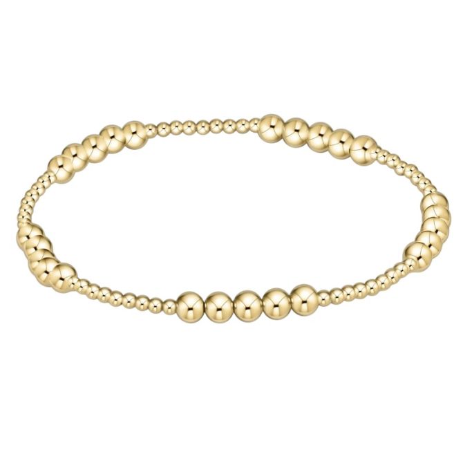 Enewton Beaded Blissful Gold 2MM Bead Bracelet 4MM