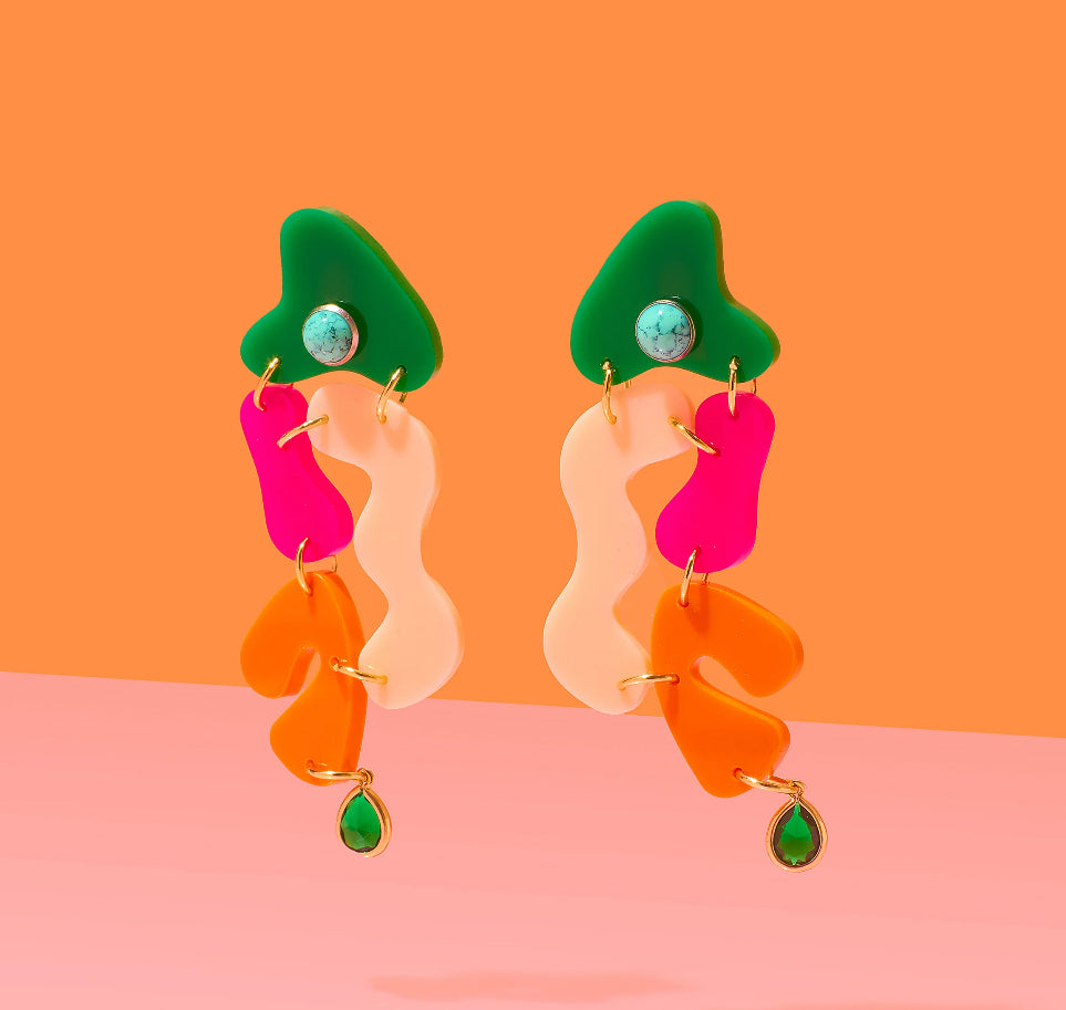Tribe+Temple Abstract Glam Earrings