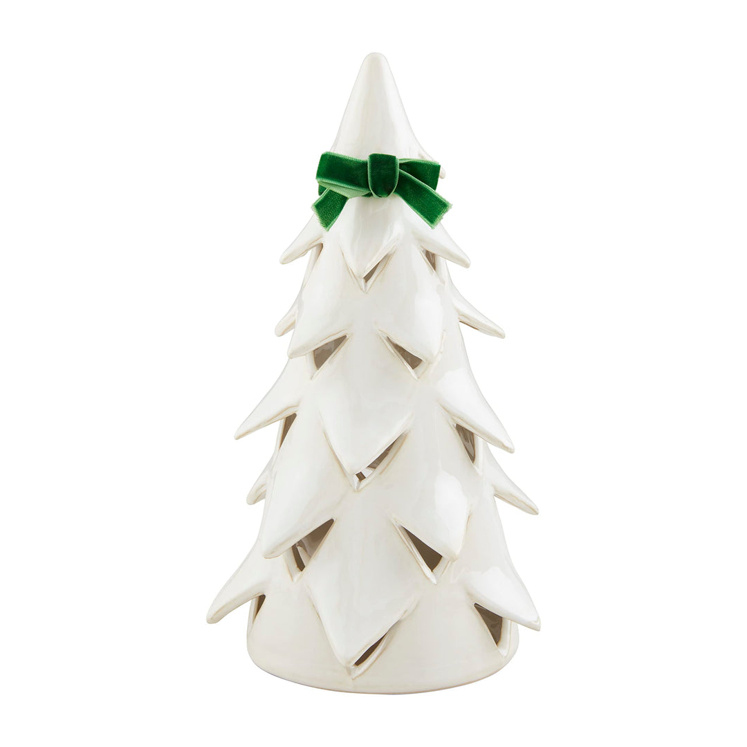 Mud Pie White Christmas Tree Sitter