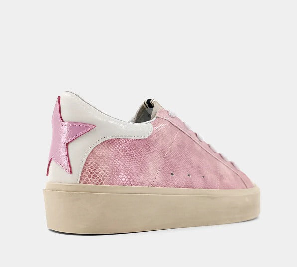 Sienna Pink Snake Sneaker – Icon on Taylor