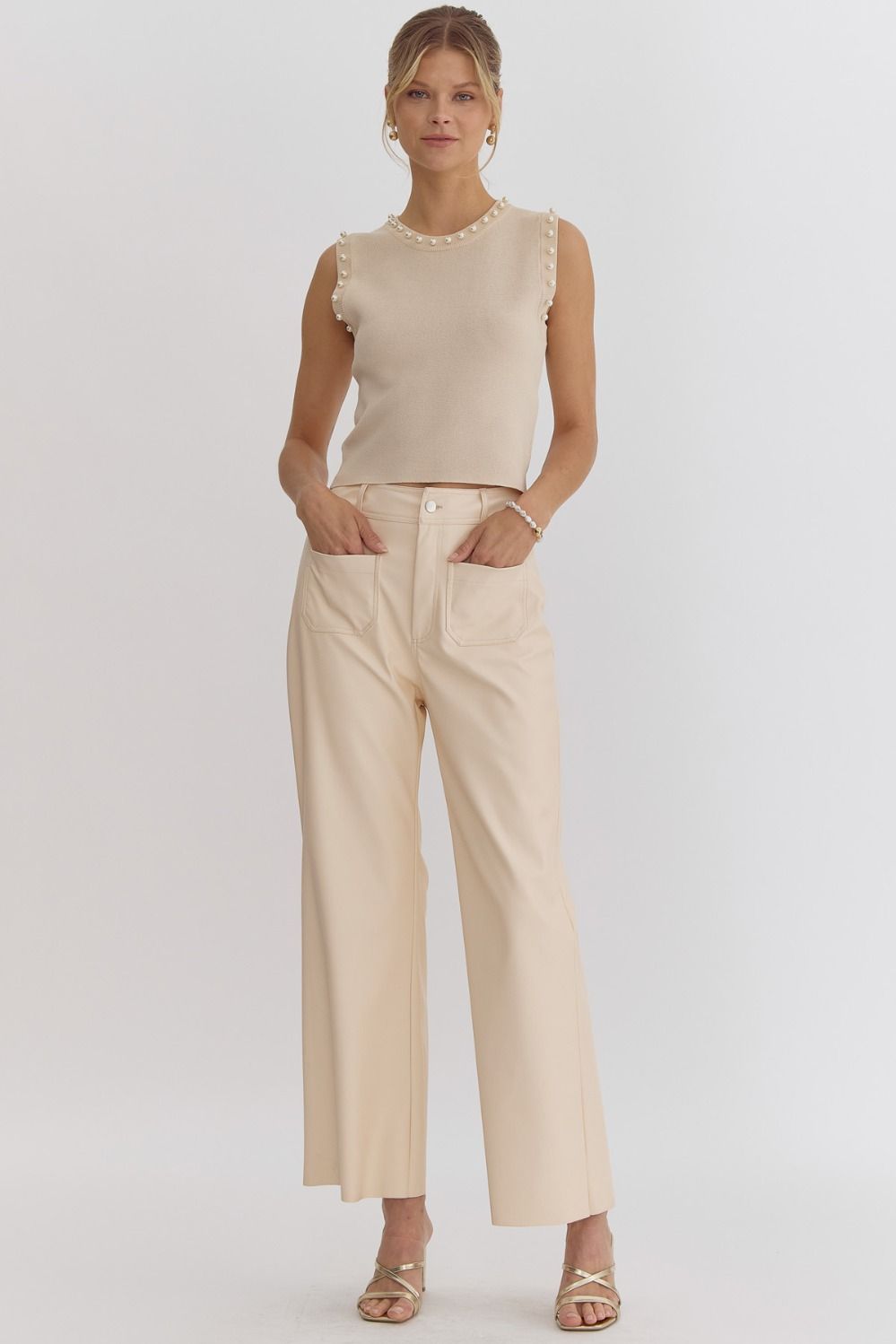 Entro Sweater Pearl Top