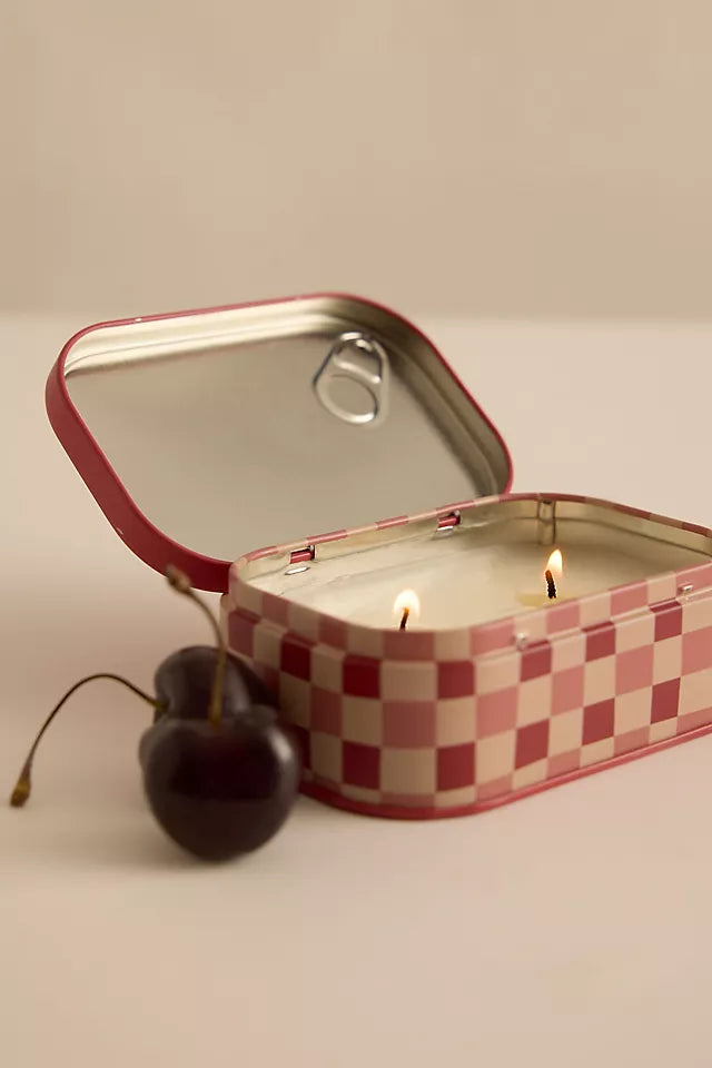Paddywax 4.5oz Bistro Printed Tin Candle