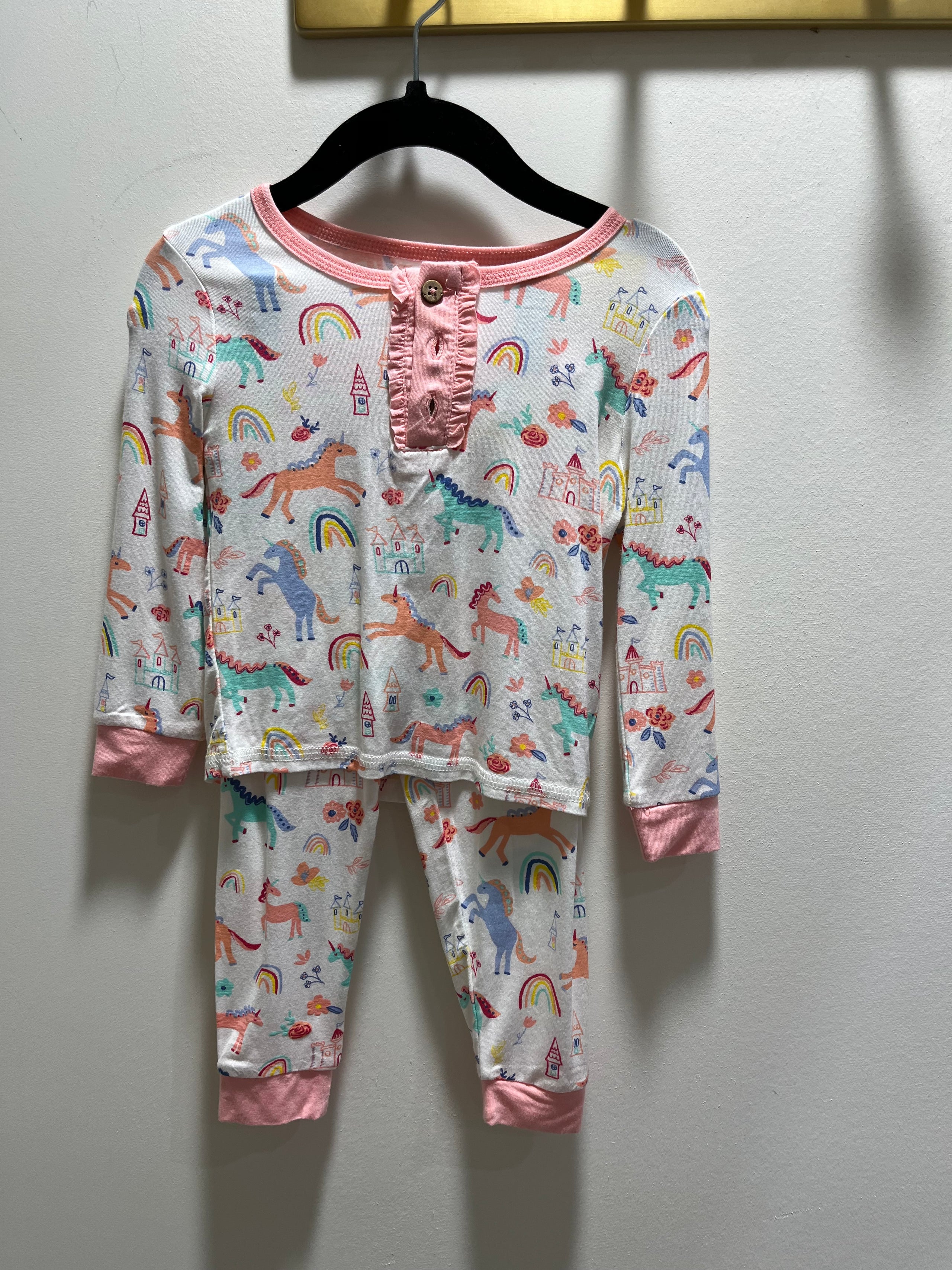 Mudpie Unicorn Pajama Set