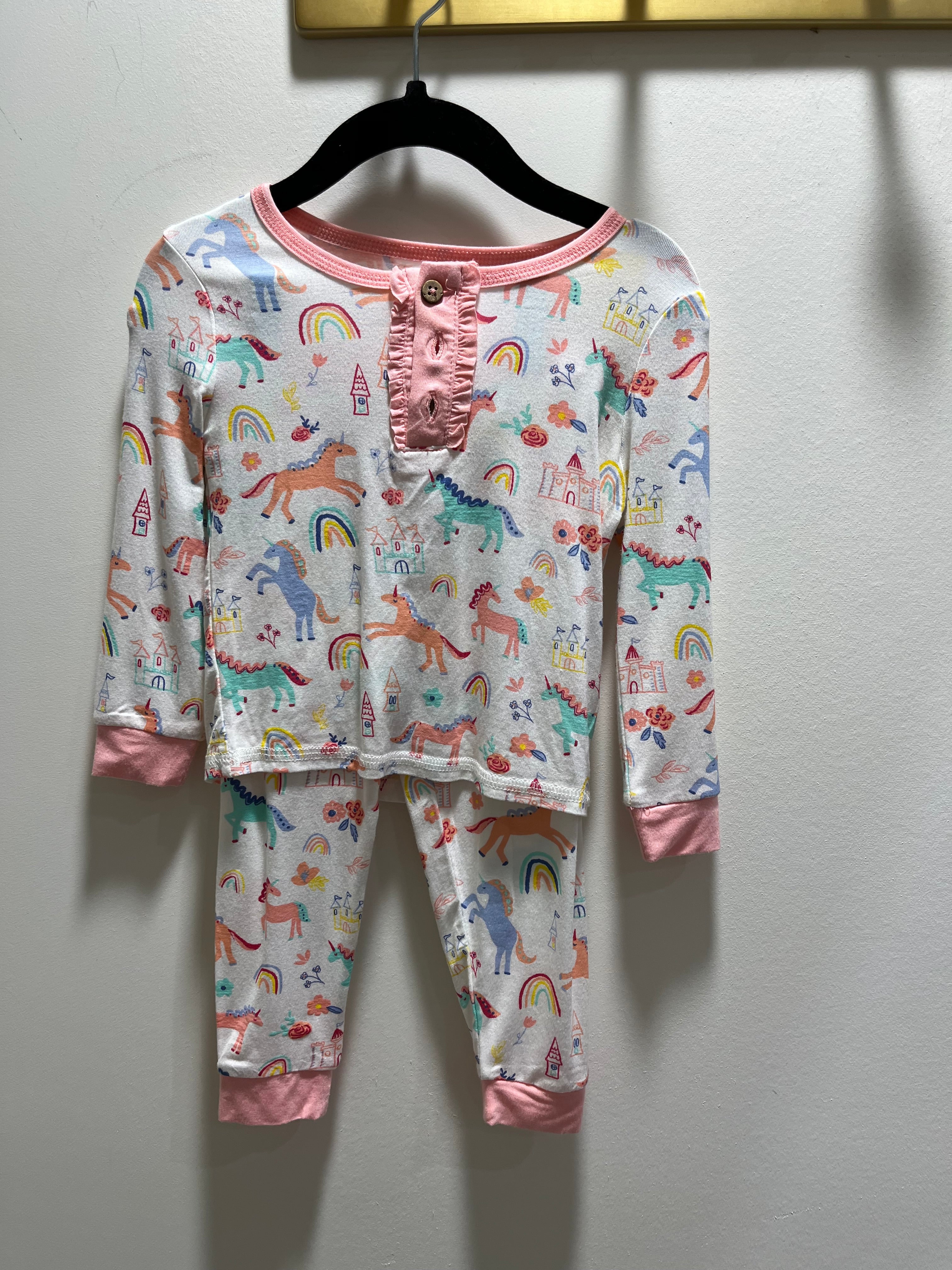 Mudpie Unicorn Pajama Set