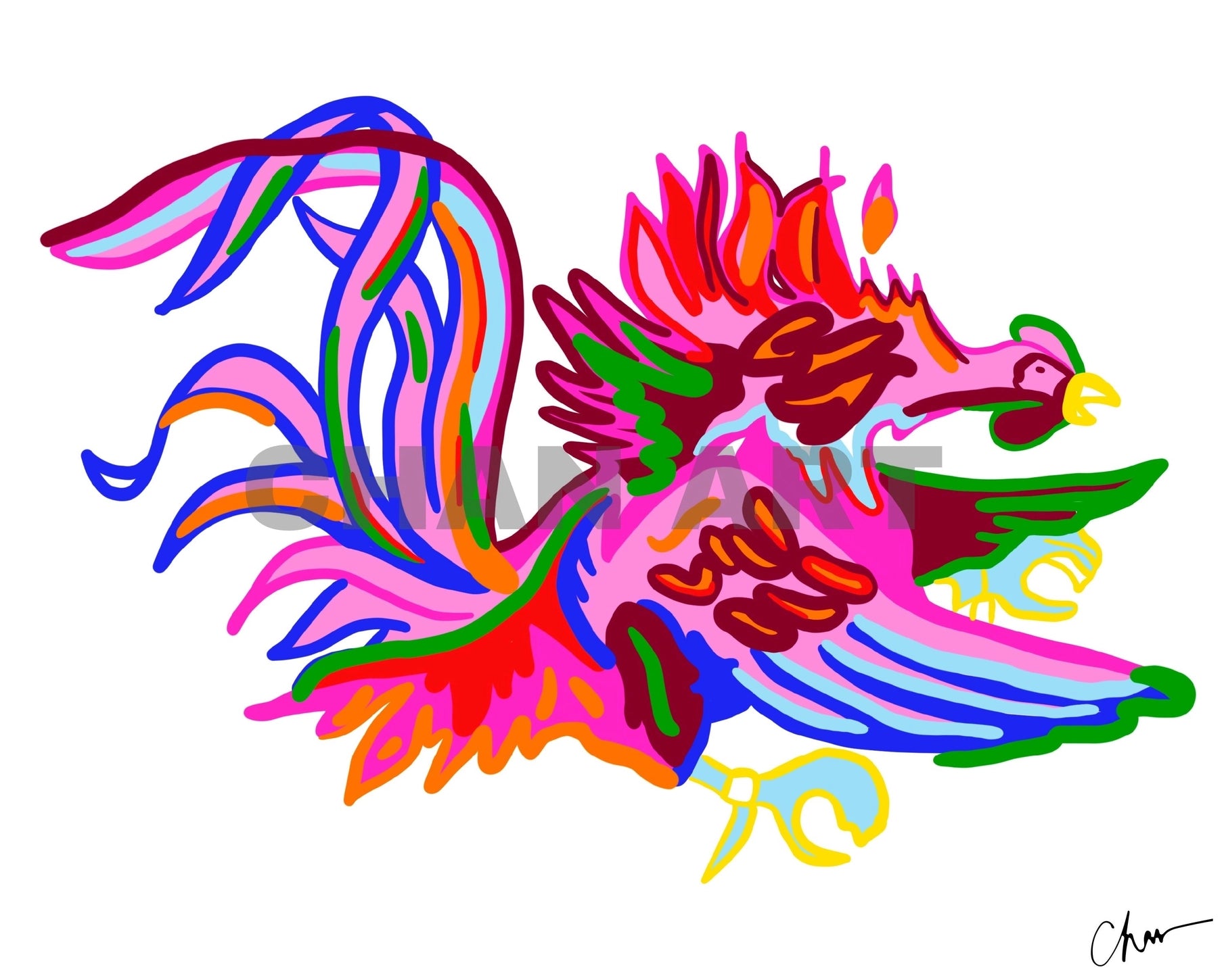 Gamecock Print 8”x10”