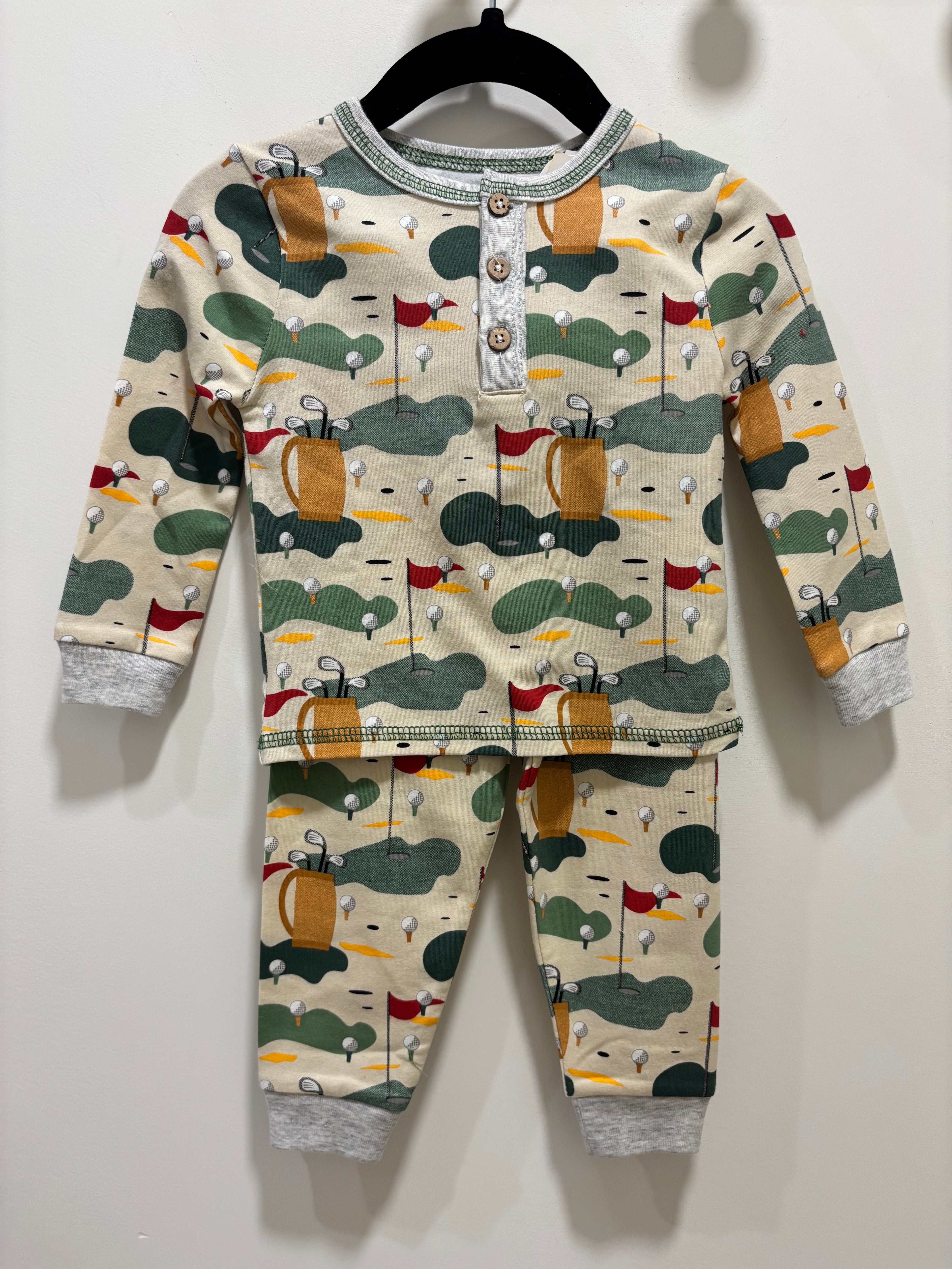 Mudpie Boys Golf Pajama Pants Set