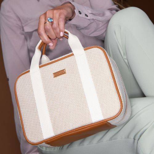 Stephanie Johnson Tropea Ivory Martha Bag