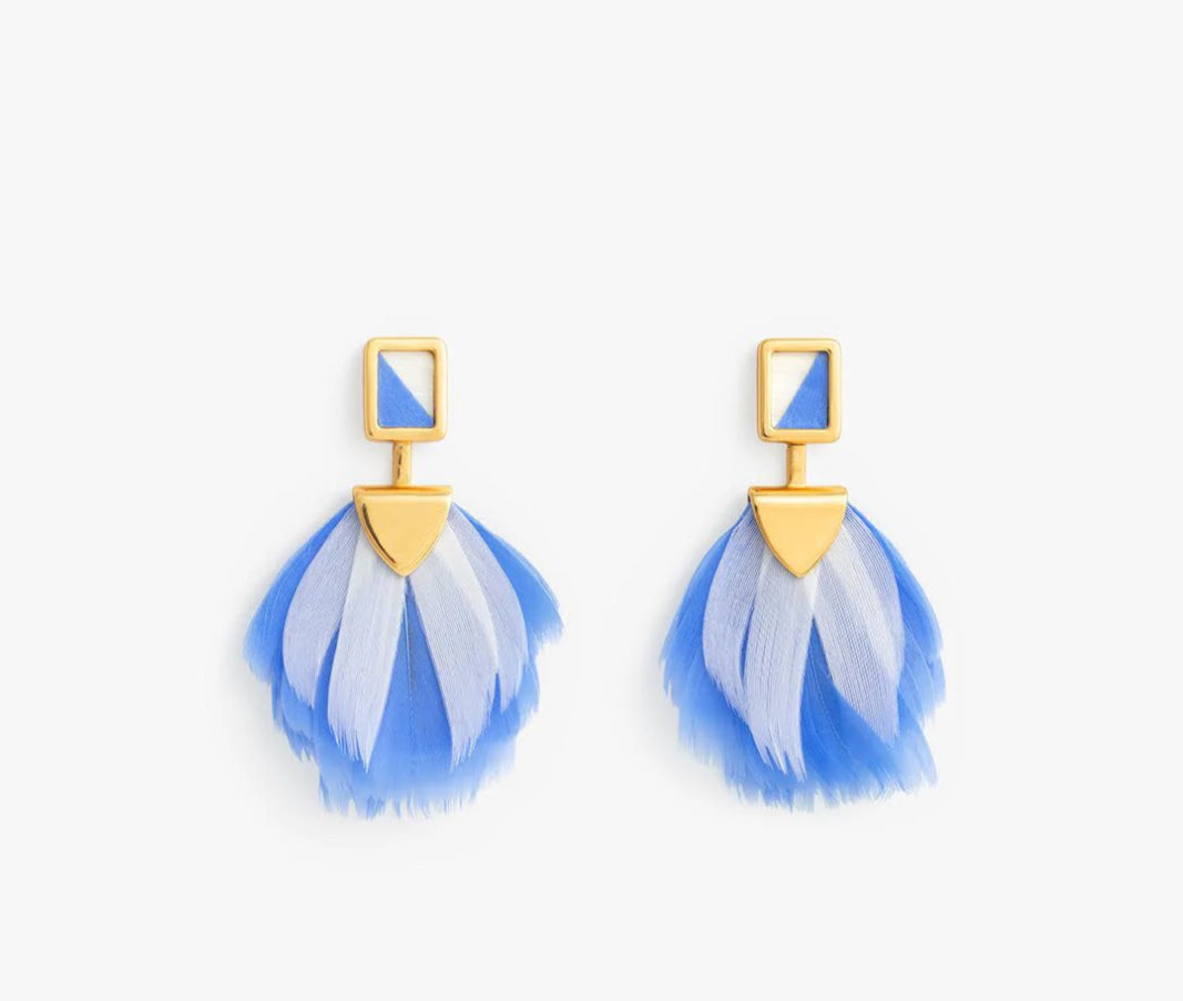 Brackish Venice Bay Bezel Drop Earring