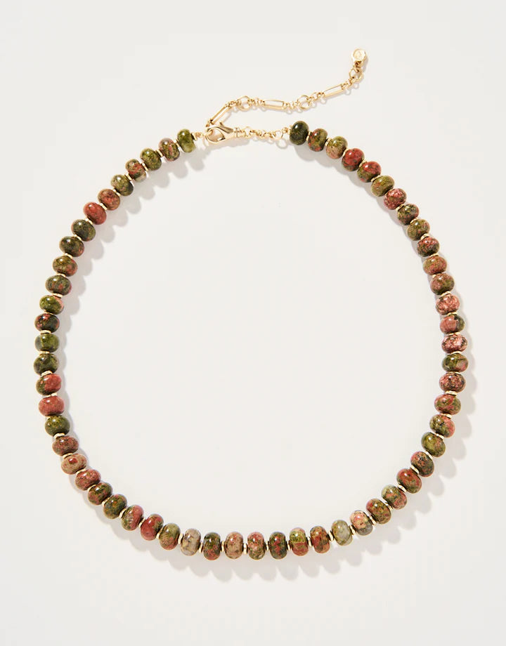 Spartina 499 Oval Stone Beaded 17” Necklace