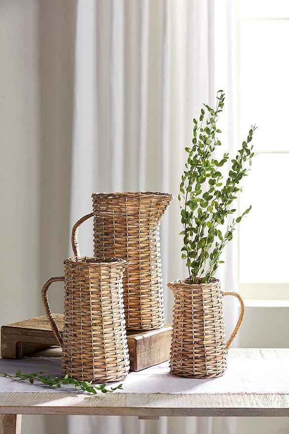 Mudpie Willow Decor Pitcher