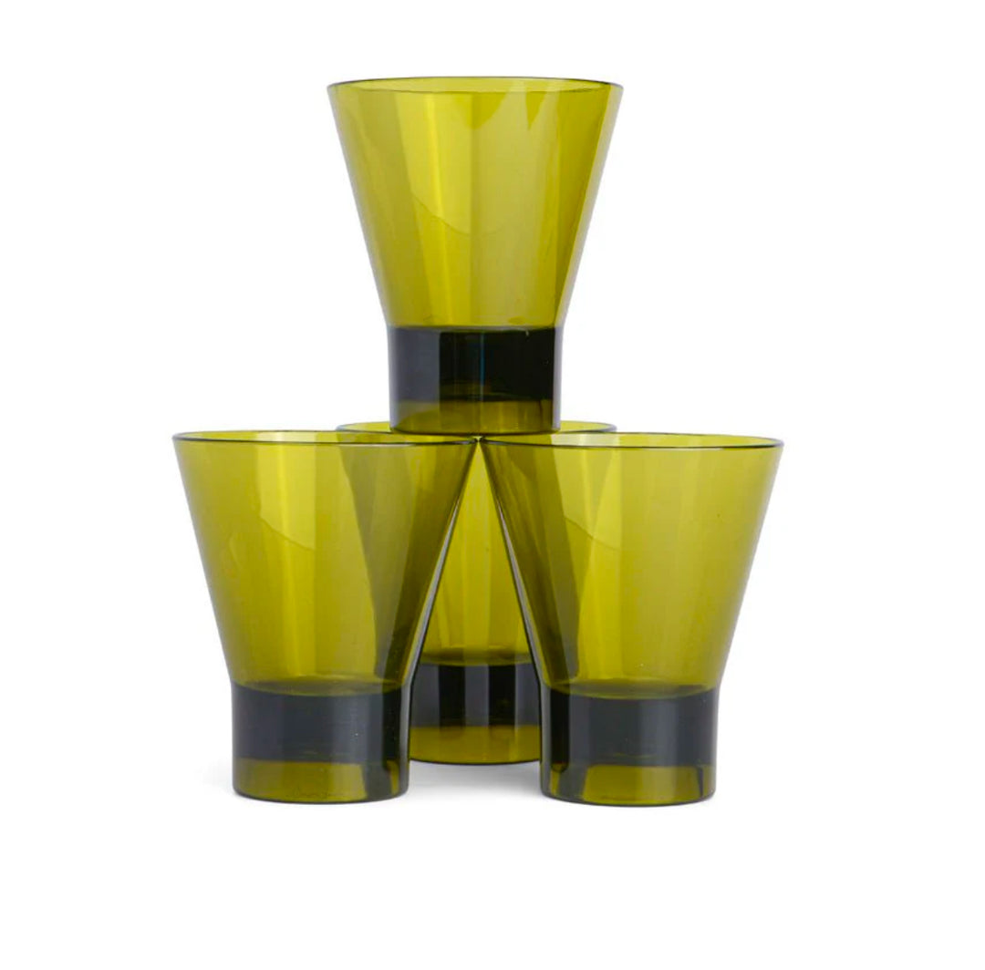 Glinda Tumbler Set Of 4 Olive