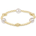 Enewton Signature Cross Pattern 3MM Bead Bracelet Gold
