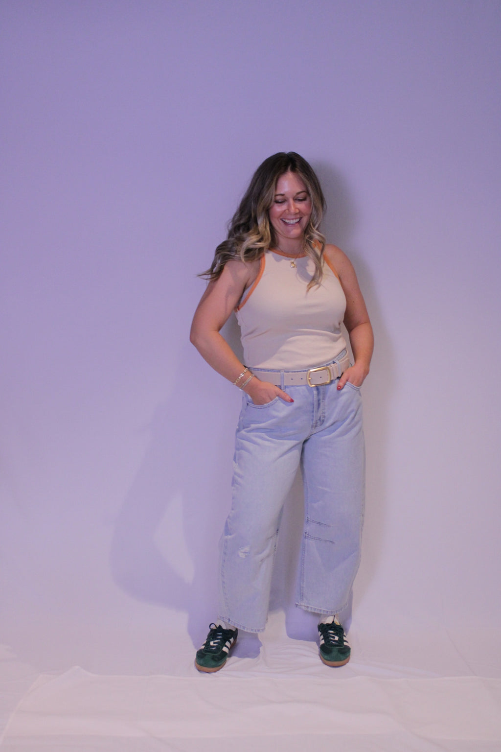 Hidden Sammie Barrel Jean